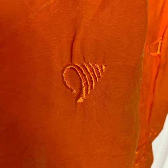 Johnny Was T-shirt Sleeveless Tank Maxi Dress 100% Cotton Orange Size M - Picture 9 of 14